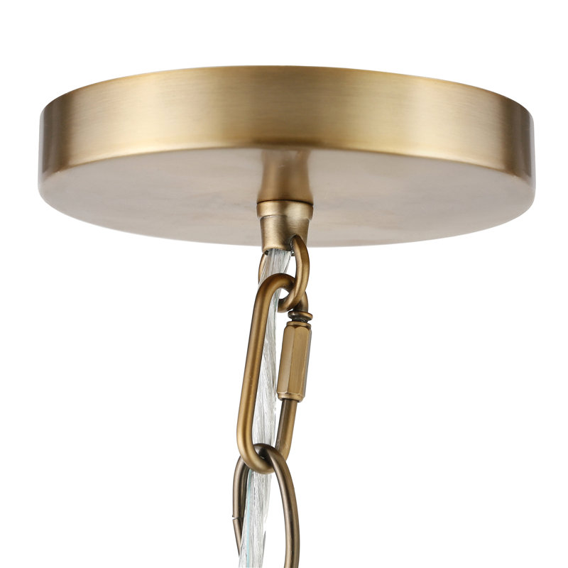 Luminaire suspendu 1 lumière Kulsrud Ellioth, Laiton