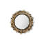 Eris Round Brass Mirror