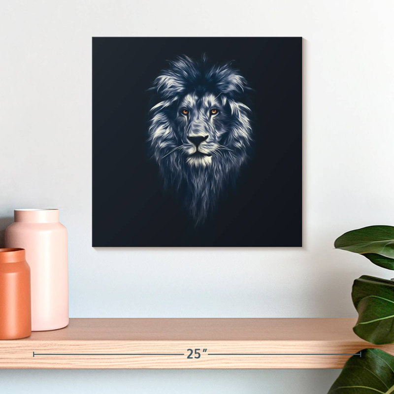 Brampt Bewitching Lion Head, 16" H x 16" W