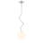 S-Curve Globe Pendant with White Jade Glass-1430504426