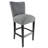 Upholstered Counter Stool with Solid Wood Frame-22857584