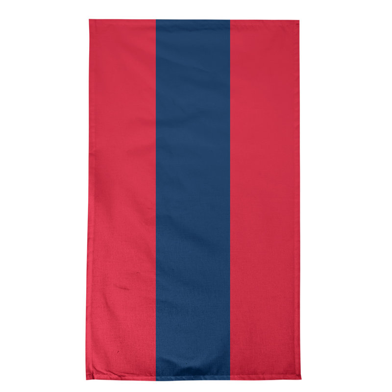 Stripe Tea Towel Kitchen Towel, Red/Navy Blue/Red Basketball, Cotton