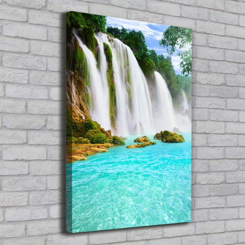 Waterfall - Wrapped Canvas Print