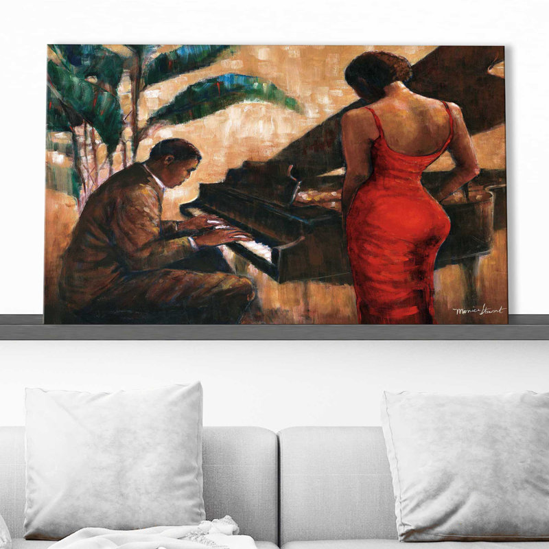 Enchanting Keys by - Peinture, Toile tendue, H 36 po x l 60 po x P 1,5 po
