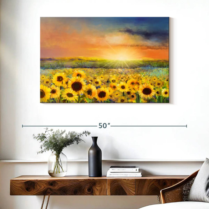 Huile de tournesol Alvord, H 26 po x l 39 po