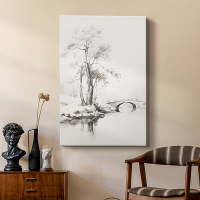 Paysage rétro III - galerie Cavas sur mesure