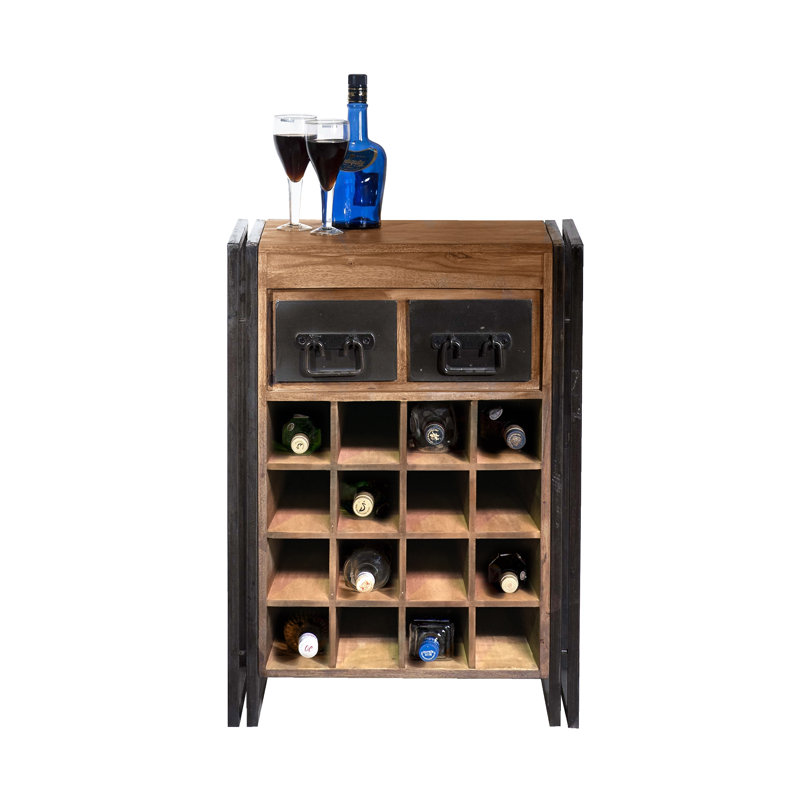 Lehoux Floor Wine Bottle Rack in Natural