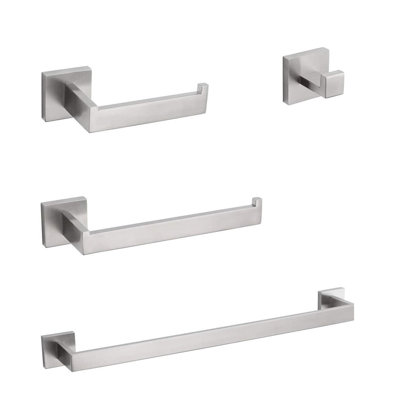 4 - Piece Bathroom Hardware Set
