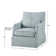 Martha Stewart London 360°Swivel Armchair with Lumbar Pillow