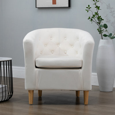 Tarbes Velvet Barrel Chair