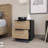 Washington Nightstand, Two Large Drawers-1959326092