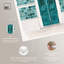 "Absolument Sarcelle" sur toile, impressions rétro par Everly Quinn-144223349-134922796