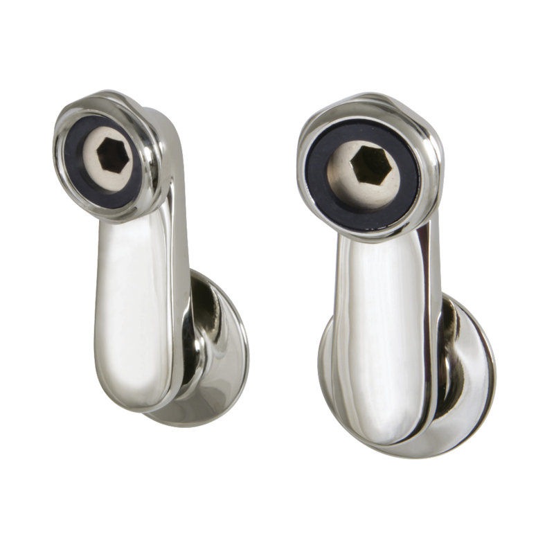 Kingston Brass Vintage Swivel Elbows for Wall Mount Tub Faucet, Polished Nickel