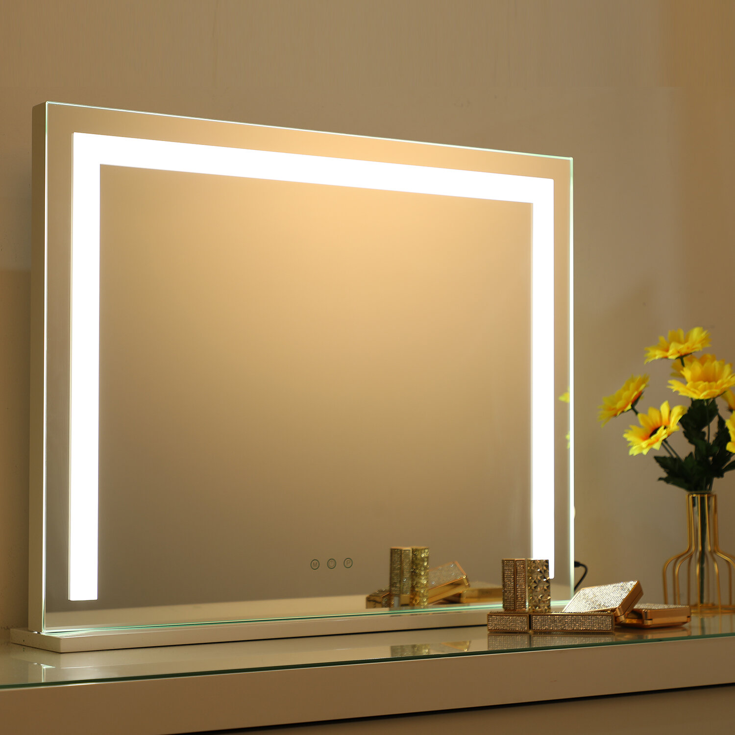 Orren Ellis Rectangle LED Dresser Mirror  Reviews Wayfair