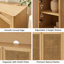 Buffet Mid-Century en rotin de style Mid-Century-133702660