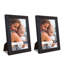Ensemble de 2 cadres à photo simples en bois 3 po x 5 po noirs-70853735-70853739