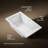 Underscore 60" x 36" Drop In Whirlpool Acrylic Bathtub with Heater-51573515