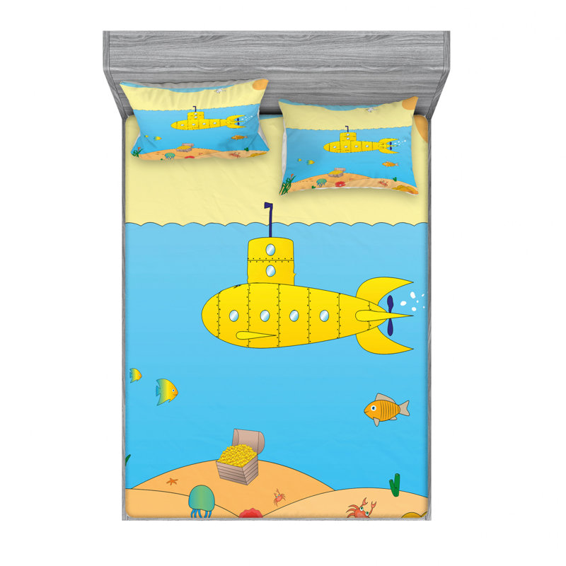 Microfiber Sheet Set, Queen Sheet Set with 2 Pillowcases