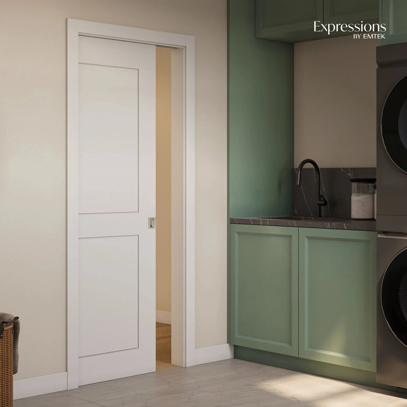 Serrure de porte standard Expression par Emtek, nickel satiné, Satin Nickel