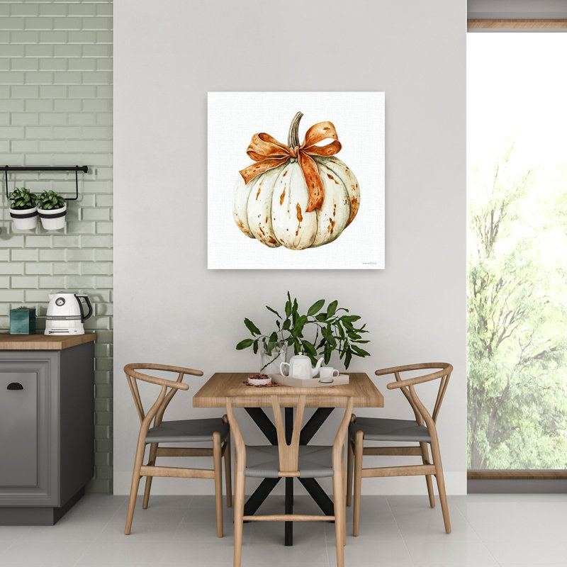 Autumn Bows 3, art mural moderne abstrait, H 32 po x l 32 po
