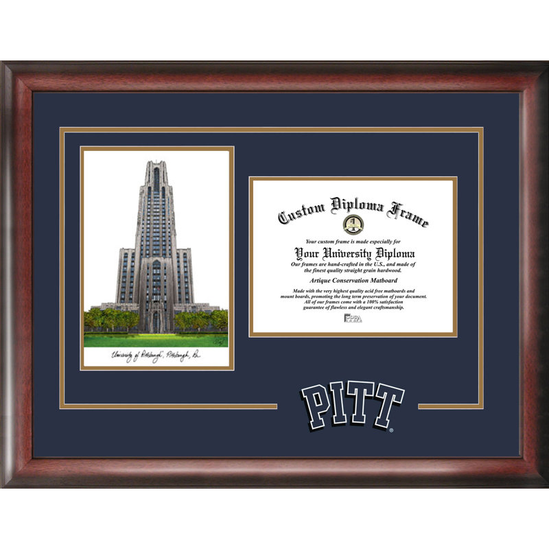 Cadre photo pittsburgh panthers de diplôme diplômé NCAA