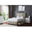 Amelia Upholstered Panel 4 Draw Divan Bed with Headboard-582102422-582102431