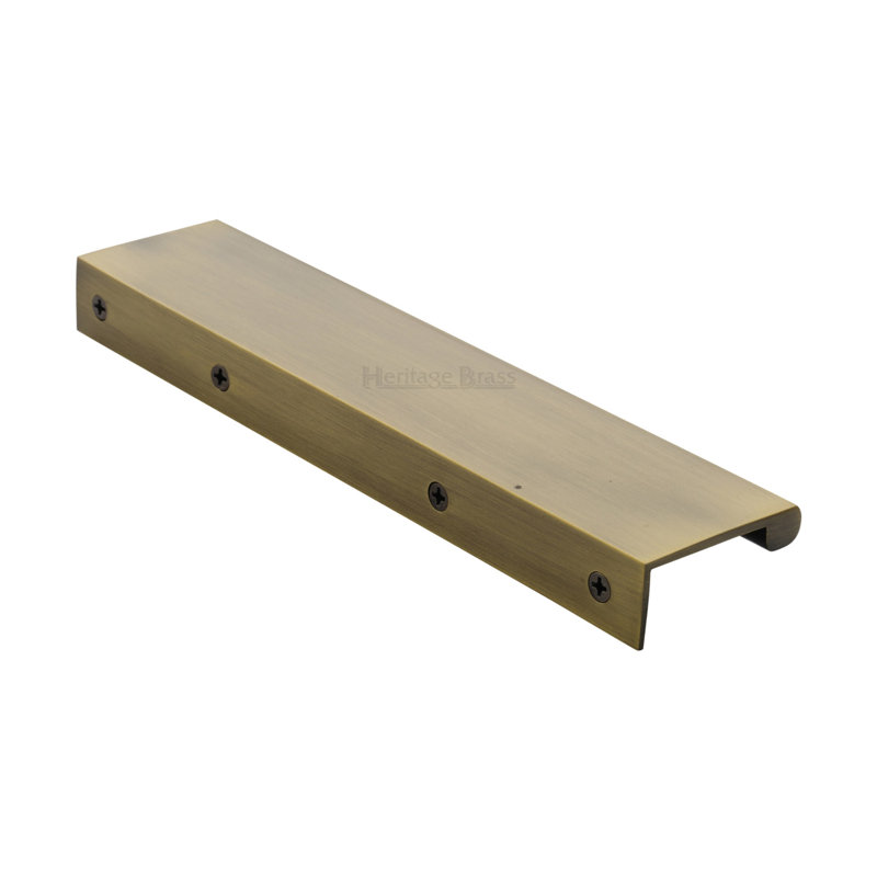 Heritage Brass Heritage EPTR Edge Pull Cabinet Handle, Antique Brass, 6.7cm