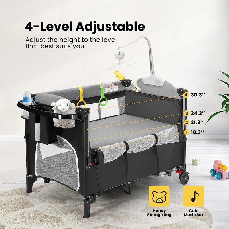  Berceau pour bébé 5 en 1
