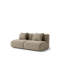 2 Seater Velvet Sectional