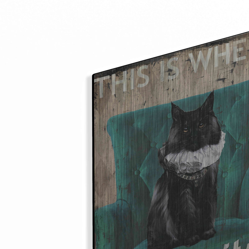 «I Sits» par Karen Smith, H 16 po x l 12 po