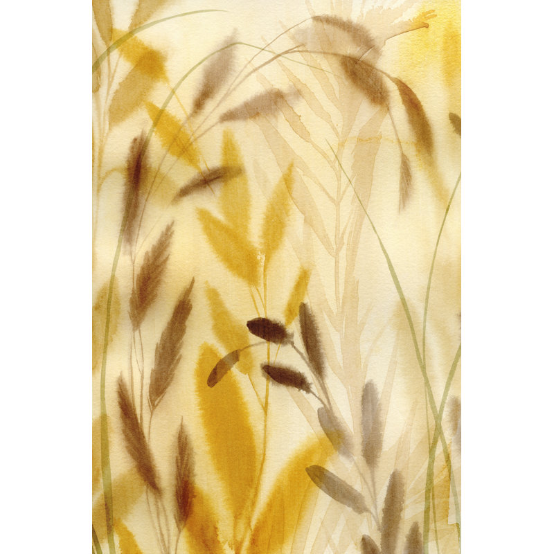 Gilded Wheat II by Grace Popp - Wrapped Canvas Print, 46 cm H x 30 cm W