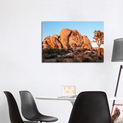 Sunset At Joshua Tree National Park, California by Matteo Colombo - Wrapped Canvas Print
