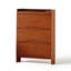 Armoire à chaussures en bois massif de grande capacité