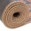 Tapis transitionnel de couleur orange rouille-1982638118