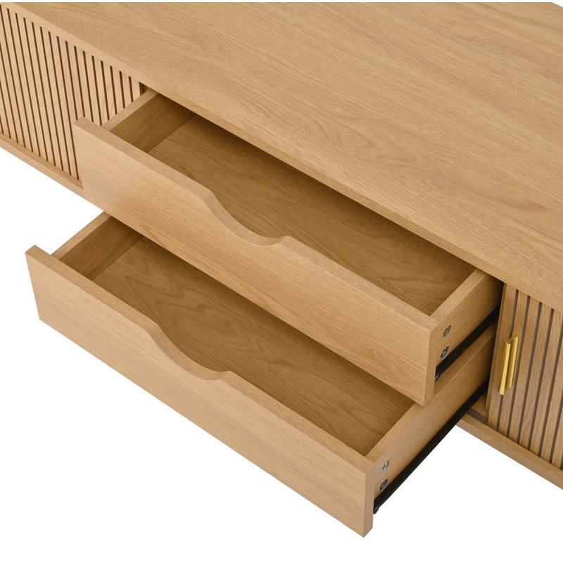 Ensemble de meuble télé et de table basse Mid-Century Farmhouse