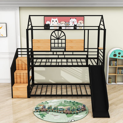 Bofort Kids Twin Over Twin Bunk Bed