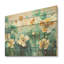 Élégance florale beige botanique transparente - Art sur bois de pin naturel-1519418834