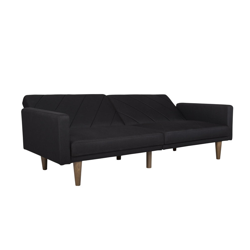 Kermit 3 Seater Linen Sleeper, Black