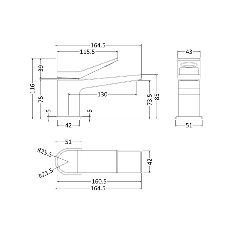 Soar Mono Basin Mixer