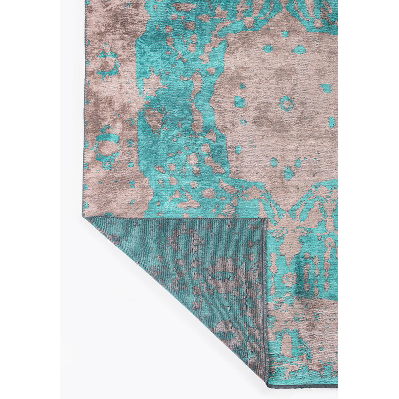 Médaillon contemporain damassé, Carré 9 pi