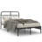 August Grove® Metal Bed Frame With Headboard-583643489-555042018