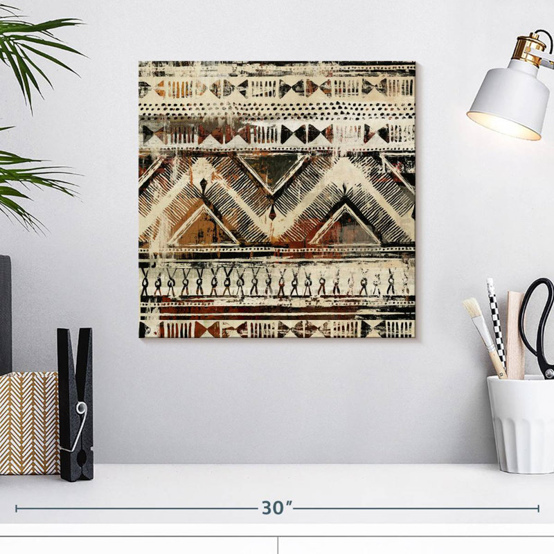 Motif africain Kerner, H 16 po x l 16 po