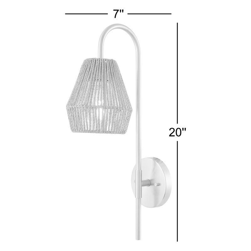 Coallier 20" H 1-Light Hardwired Wall Sconce, Gold