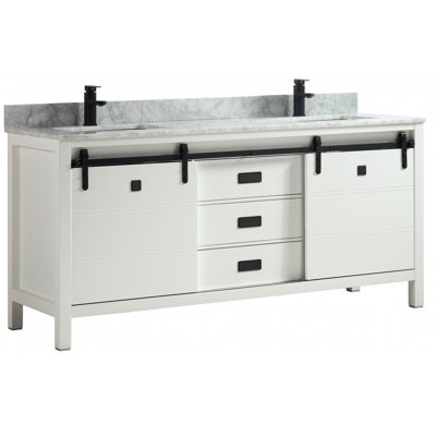 Base de meuble-lavabo double 71 po seulement