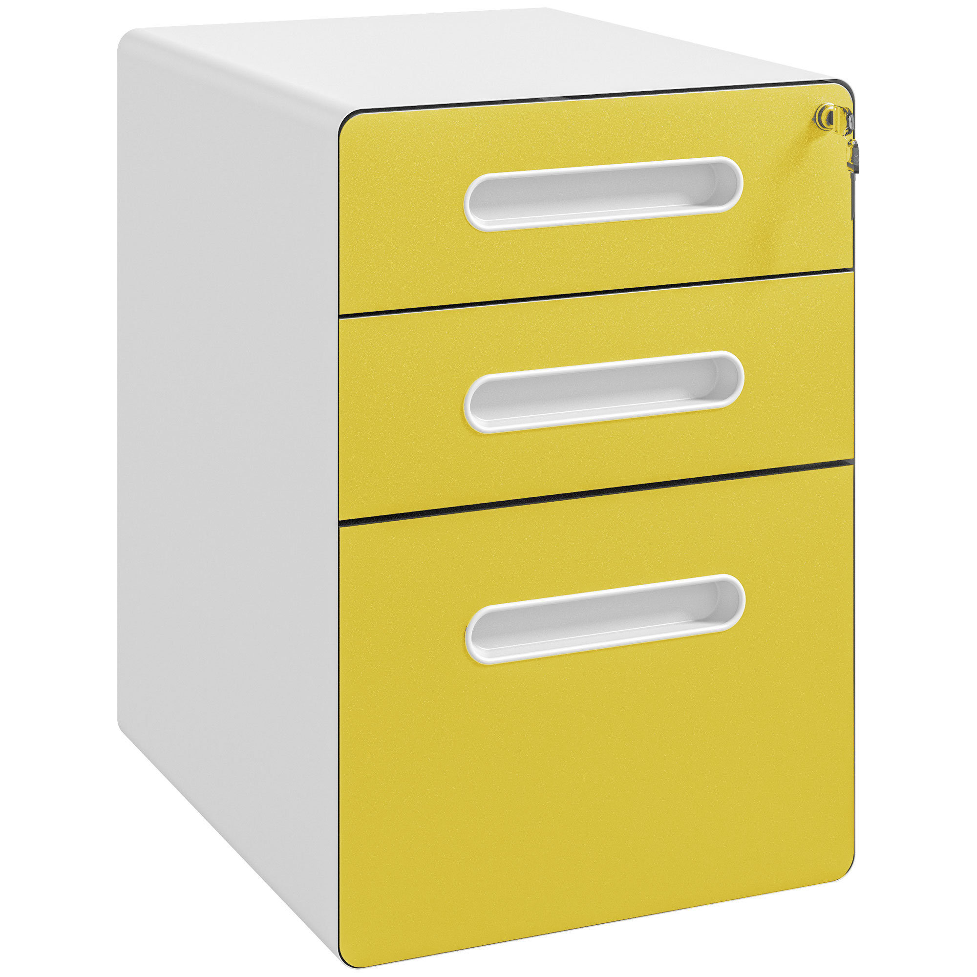 Mahle 39cm Wide 3 Drawer Steel File Cabinet