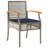 Bayou Breeze 5 Piece Patio Dining Set With Cushions Black Poly Rattan-1720676602-1720676601