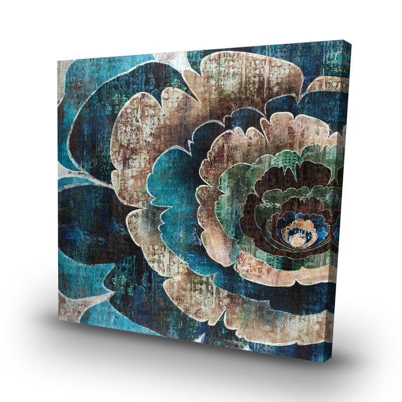 flower montage - 32"x32" art on canvas