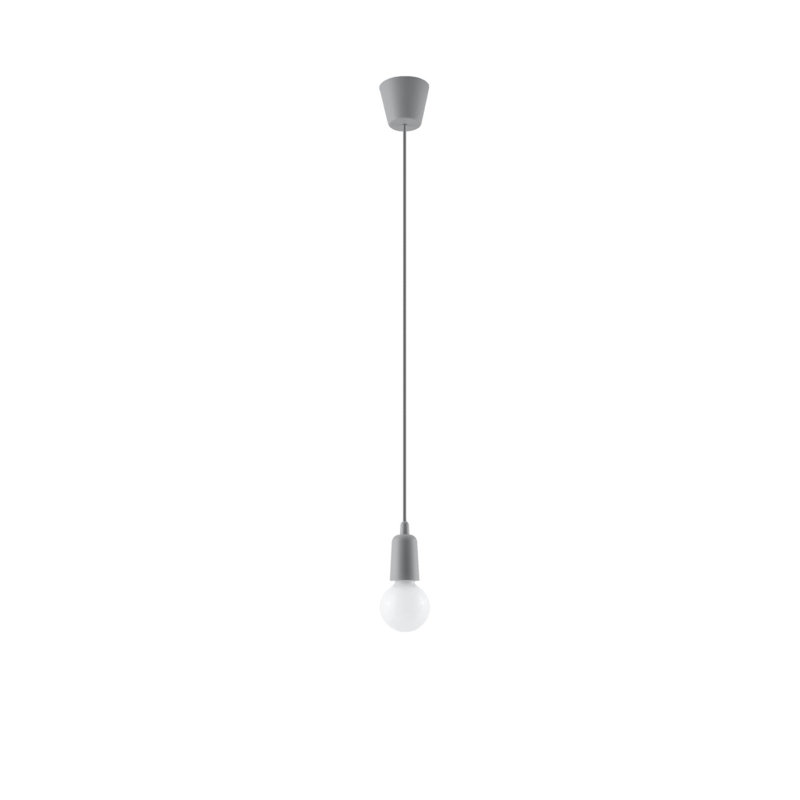 Anhua 1 - Light Bulb Pendant, Grey