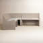 Senna Outdoor L-Shape Dining Banquette