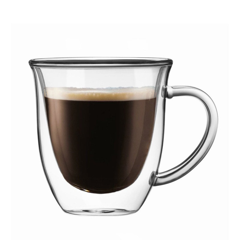 Tasses à café à double paroi JoyJolt, 7,4 oz